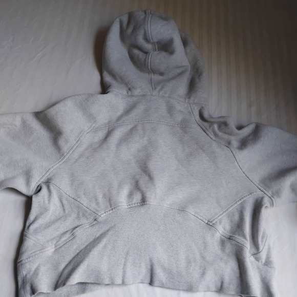 Lululemon Hoodie Large Scuba Half Zip Heathered Grey Pullover Casual M/L - Picture 10 of 13
